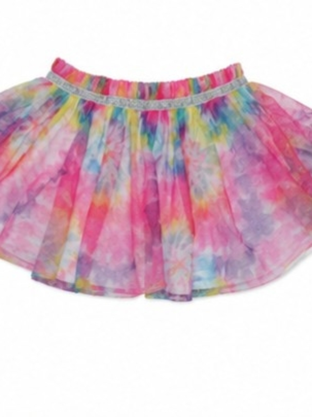 Garanimals Girls 24M Rainbow Tie-Dye Tutu Skort with Built-In Bloomers